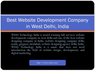 Website Development in West Delhi