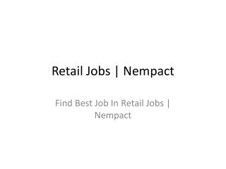 Retail Jobs | Nempact