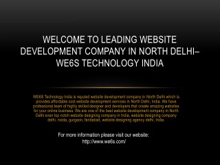 Website Development Company in North Delhi