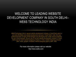 Website Development Company in South Delhi