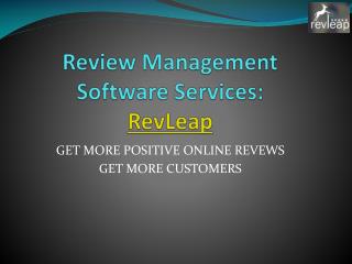 Review Management Software - RevLeap