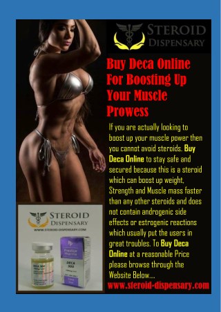 Buy Deca Online For Boosting Up Your Muscle Prowess