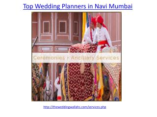 Find top wedding planners in Navi mumbai