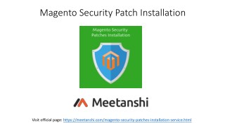 Magento Security Patches Installation