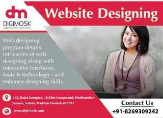 Website Design Institute, Website Design Training Institute, Graphic Design Training in indore