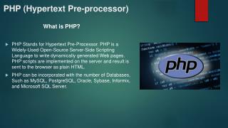 PHP Training in Chandigarh