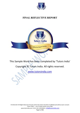 Reflective-report-writing-Sample-Tutors India