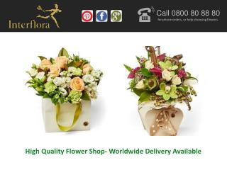 High Quality Flower Shop- Worldwide Delivery Available