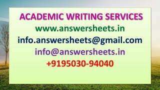 ISBM Chartered Certified Accountant (CCA) Answer Sheets