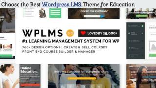 Choose the Best Wordpress LMS Theme for Education
