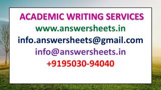 NIBM EMBA ANSWER SHEETS