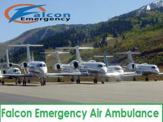 Falcon Emergency ICU Charter Air Ambulance Service in Patna