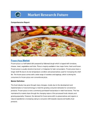 Frozen Pizza Market Report PDF