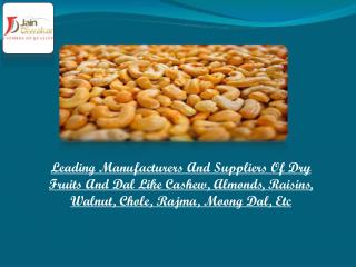 Cashew Manufacturers