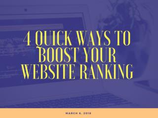 4 Quick Ways to Boost your Website Ranking | Newton Consulting