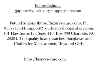 FutureFashions 855-771-7144