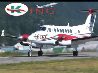 Low Fare King Air Ambulance Service in Ahmedabad with Doctors Facility