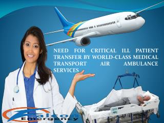 Get an Advantage of Falcon Emergency Air Ambulance Service in Chennai