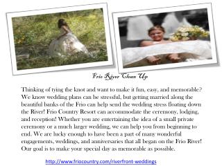 Frio Riverfront Wedding - Frio Country Resort