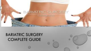 All you need to know about bariatric surgery
