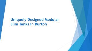 Uniquely Designed Modular Slim Tanks in Burton â€“ Betta Tanks