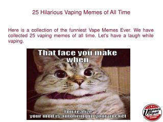 Funniest Vape Memes Ever