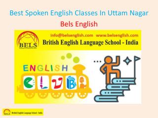 Best Spoken English Classes In Uttam Nagar