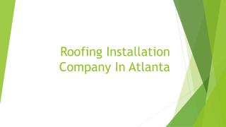 Roof Repair And Roofing Installation Company Atlanta