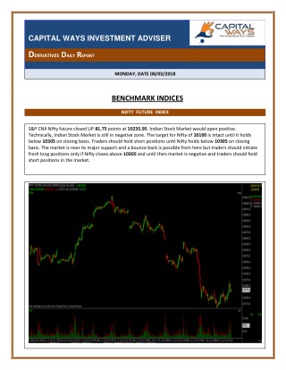 Capitalways Equity Daily Report 9th Mar 2018