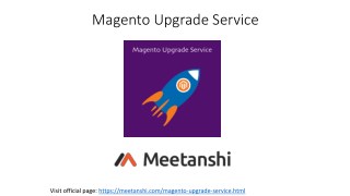 Magento Upgrade Service