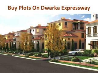 buy plots on dwarka expressway