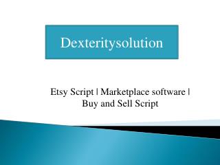 Etsy Script |Marketplace software | Buy and Sell Script
