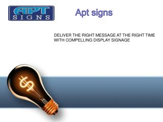 Apt Signs Is A Own stricker Designs Manufacture