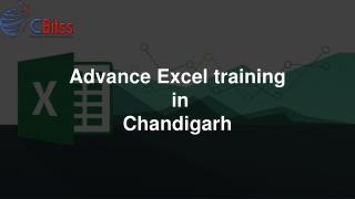 Advance Excel training in Chandigarh