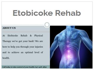 Chronic Pain Treatment Etobicoke