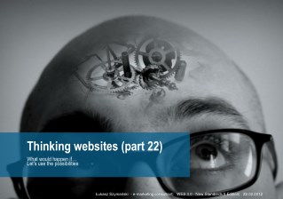 Thinking websites (part 2)