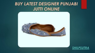 Designer jutti Online