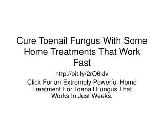 Simple Home Remedies for Toenail Fungus That Show Results Quickly