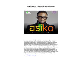 All You Need to Know About Nigerian Singers