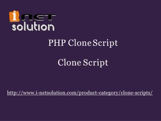 Clone Script - PHP Clone Script