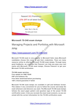 Microsoft 70-348 exam dumps