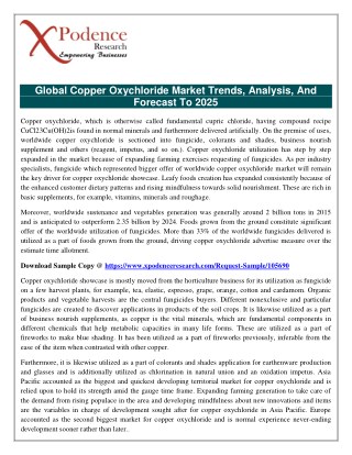 Copper Oxychloride Market