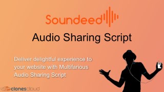Spotify Clone, Audio Sharing Script - Soundeed