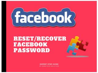 How To Reset Facebook Password - 2018 | Do You Also Want To Know About It? Then You Can't Miss!!!