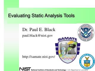 Evaluating Static Analysis Tools