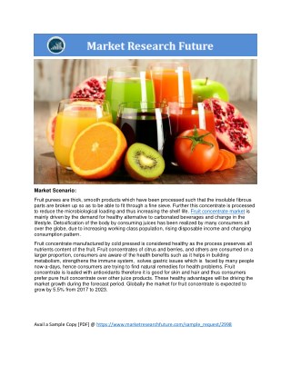 Fruit Concentrate Market PDF Report Access