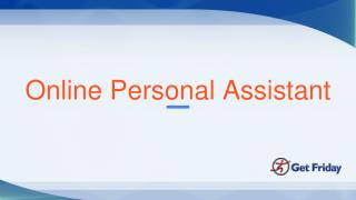 Online personal Assistant | GetFriday