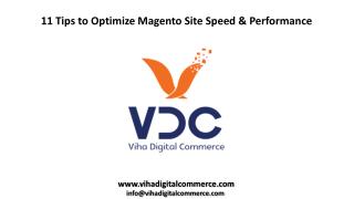 11 Tips to Optimize Magento Site Speed and Performance - VDC