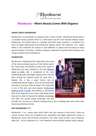 Khoobsurat â€“ Where Beauty Comes With Elegance