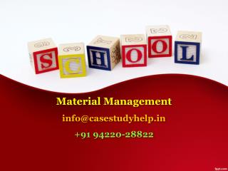 Explain how a performance appraisal system can be used in the context of materials management. What are the metrics of p